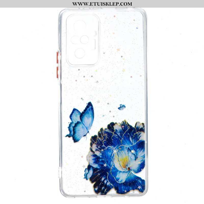 Etui do Xiaomi Redmi Note 10 Pro Kwiatowa Hybryda Motyla